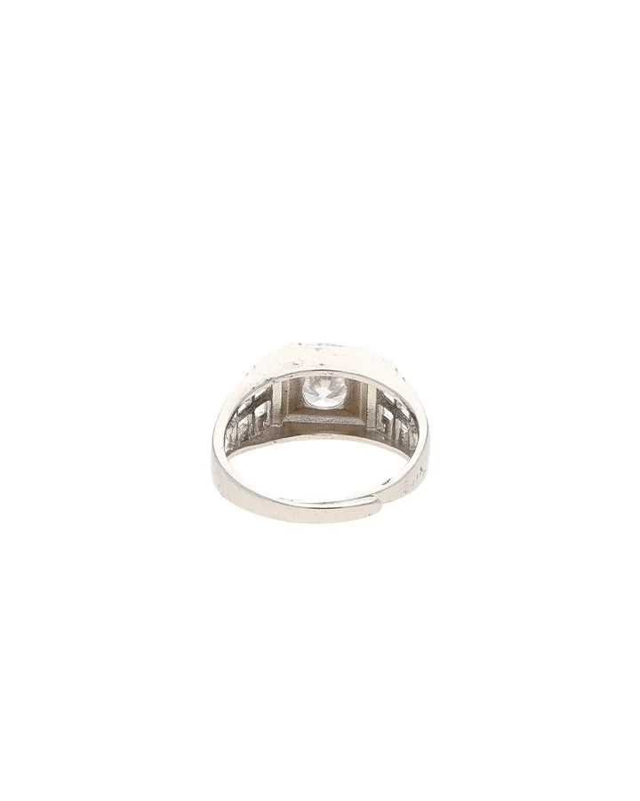 Zenith Solitaire Ring in 92.5 Silver
