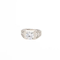 Zenith Solitaire Ring in 92.5 Silver