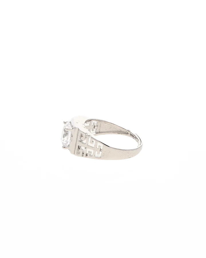 Zenith Solitaire Ring in 92.5 Silver