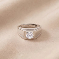Monarch Solitaire Ring in 92.5 Silver