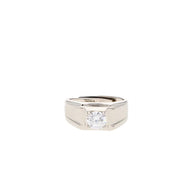 Monarch Solitaire Ring in 92.5 Silver