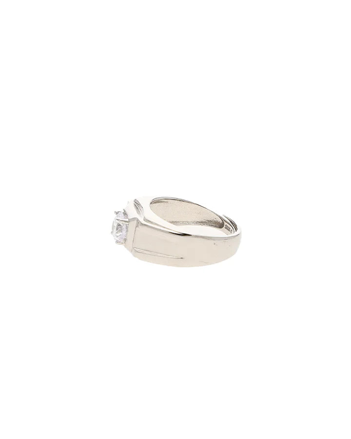 Monarch Solitaire Ring in 92.5 Silver