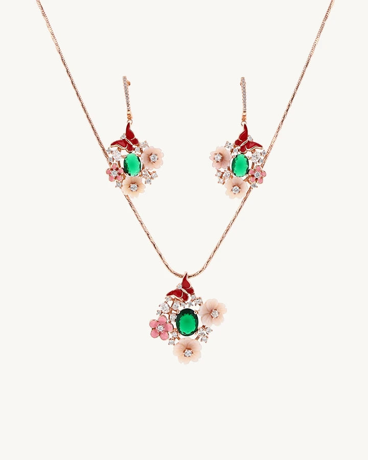 Aurora Blossom Charm Duo in 92.5 Silver
