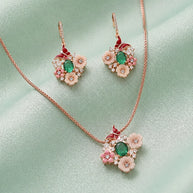 Aurora Blossom Charm Duo in 92.5 Silver
