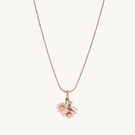 Rose Petal Charm Duo in 92.5 Silver