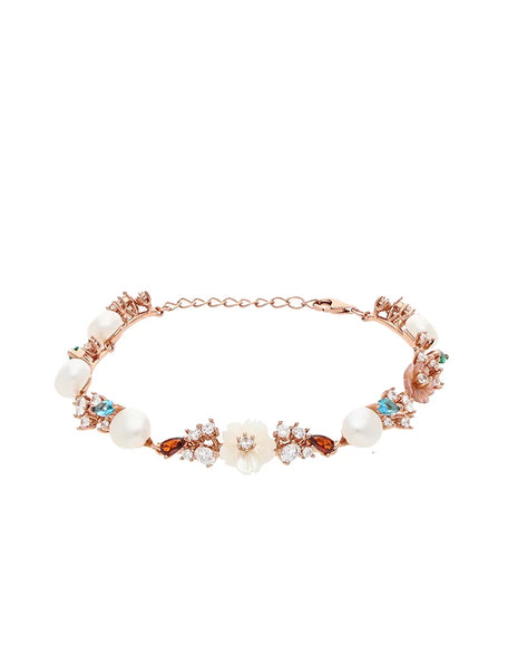 Enchanted Bloom Bracelet in 92.5 Silver