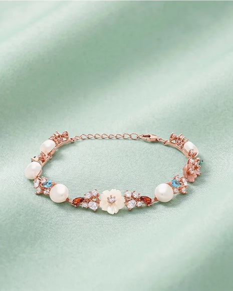 Enchanted Bloom Bracelet in 92.5 Silver