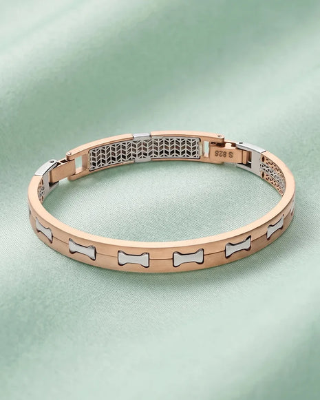 Regal Knit Kada in 92.5 Silver
