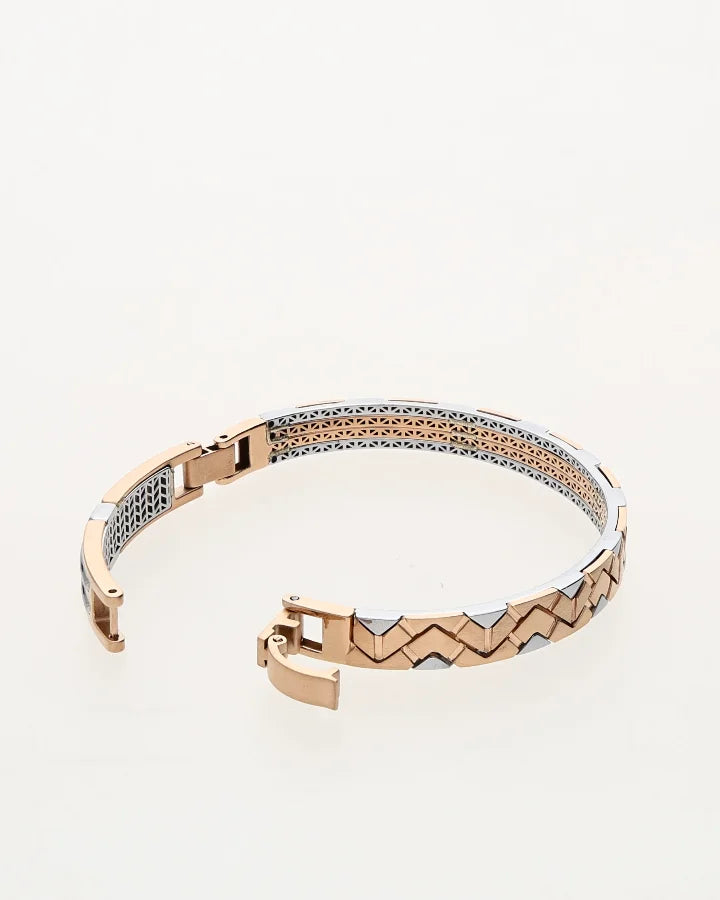 Geometric Edge Kada in 92.5 Silver