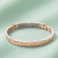 Geometric Edge Kada in 92.5 Silver