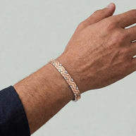 Geometric Edge Kada in 92.5 Silver