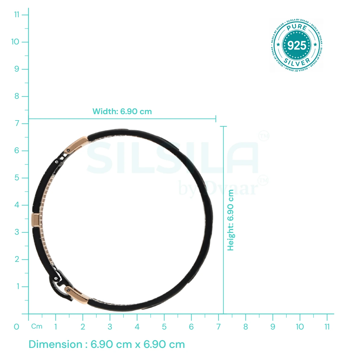 Midnight Line Kada in 92.5 Silver
