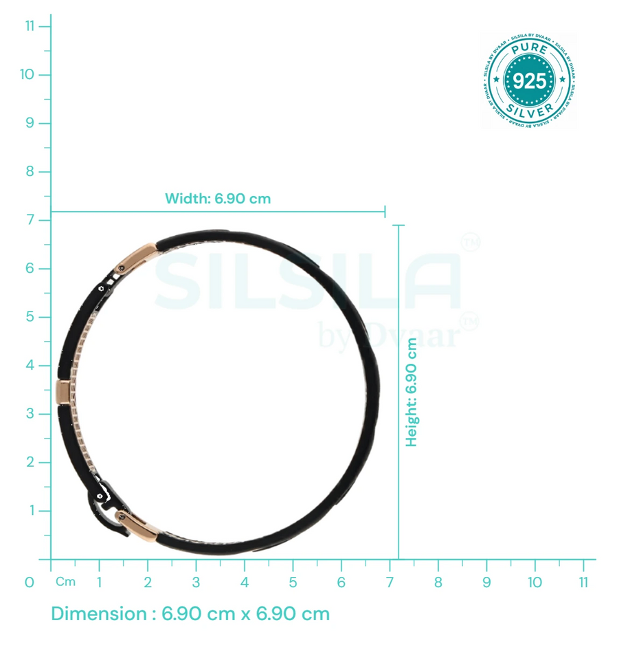 Midnight Line Kada in 92.5 Silver