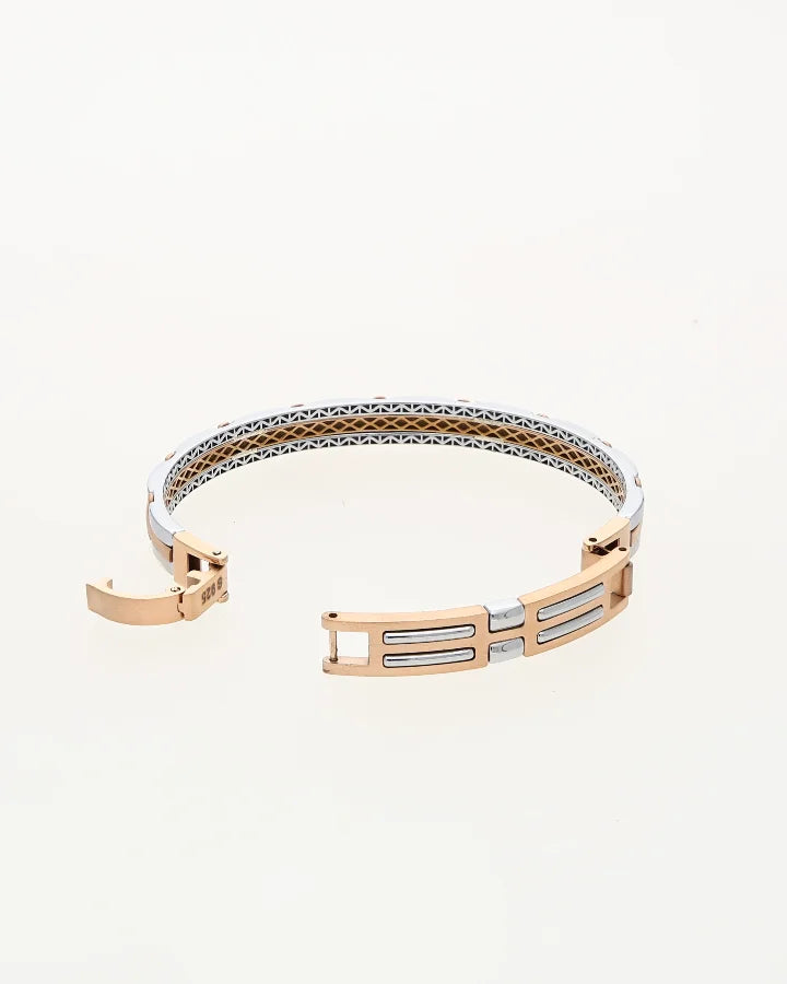 Signature Weave Kada in 92.5 Silver