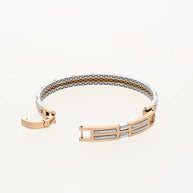 Signature Weave Kada in 92.5 Silver