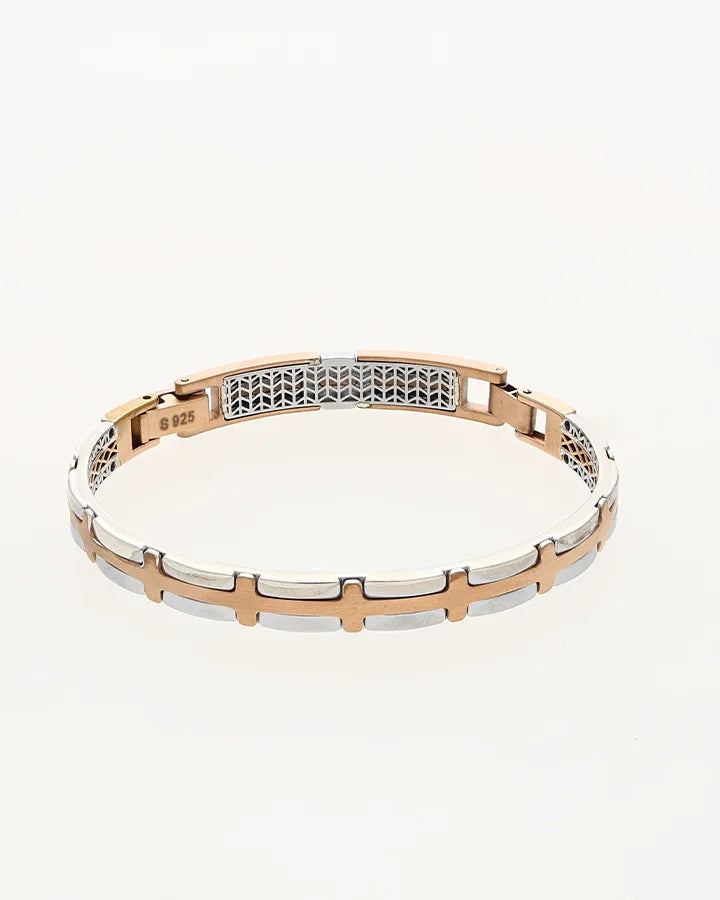 Signature Weave Kada in 92.5 Silver