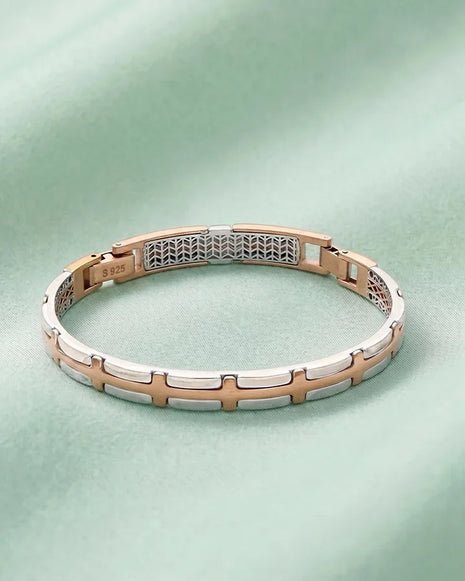 Signature Weave Kada in 92.5 Silver