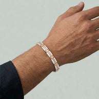 Signature Weave Kada in 92.5 Silver