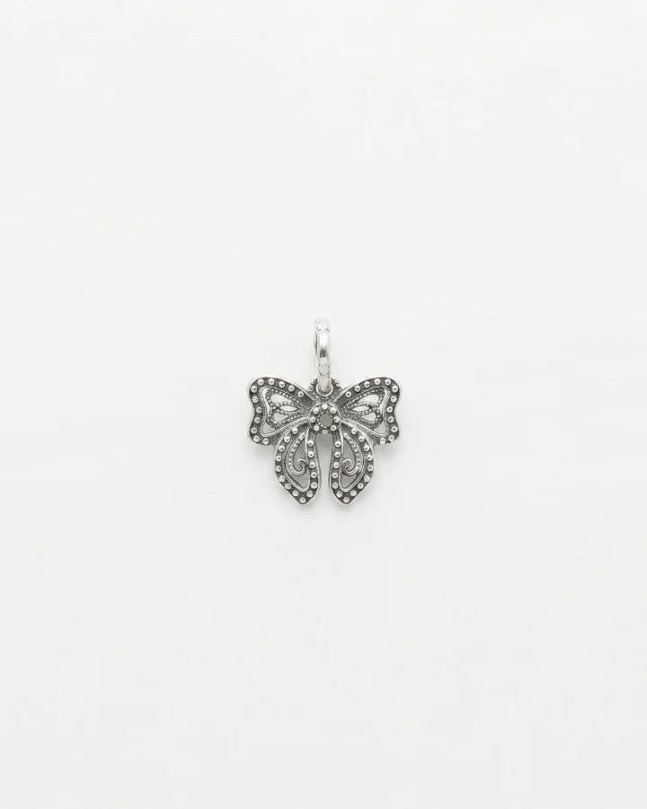 Bow Charm in 92.5 Silver