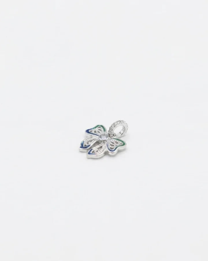 Bow Charm in 92.5 Silver