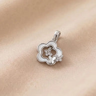 Floral Butterfly in 92.5 Silver