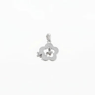 Floral Butterfly in 92.5 Silver