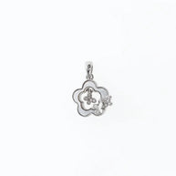 Floral Butterfly in 92.5 Silver