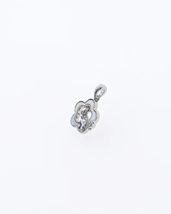 Floral Butterfly in 92.5 Silver