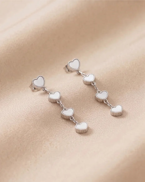 Love Cascade Earrings in 92.5 Silver