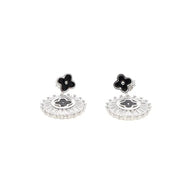 Clover Radiance Earrings in 92.5 Silver