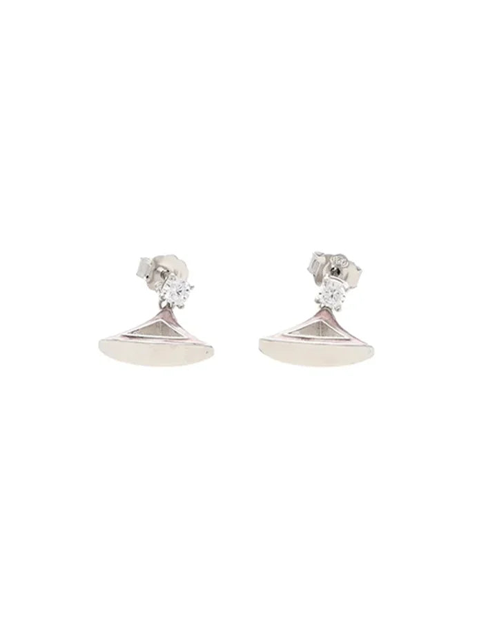 Blush Prism Drop Earrings in 92.5 Silver