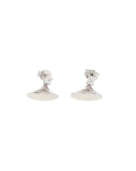 Blush Prism Drop Earrings in 92.5 Silver