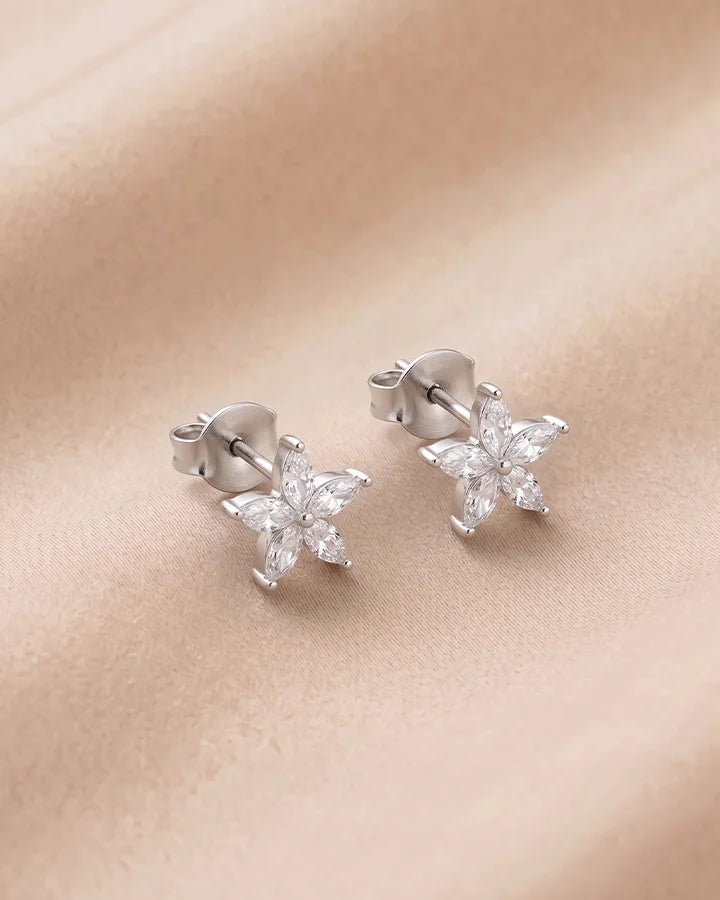 Bloom Grace Studs in 92.5 Silver