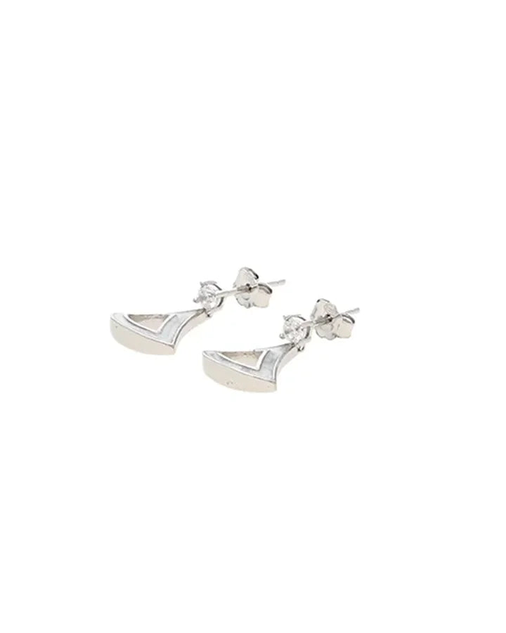 Mist Prism Drop Earrings in 92.5 Silver