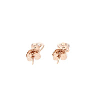 Rose Petal Drop Earrings in 92.5 Silver