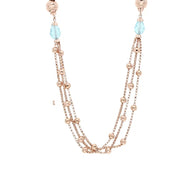 Ocean Pearl Cascade Necklace in 92.5 Silver