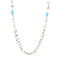 Azure Luxe Layer Necklace in 92.5 Silver