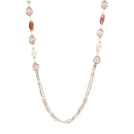 Ruby Pearl Luxe Necklace in 92.5 Silver