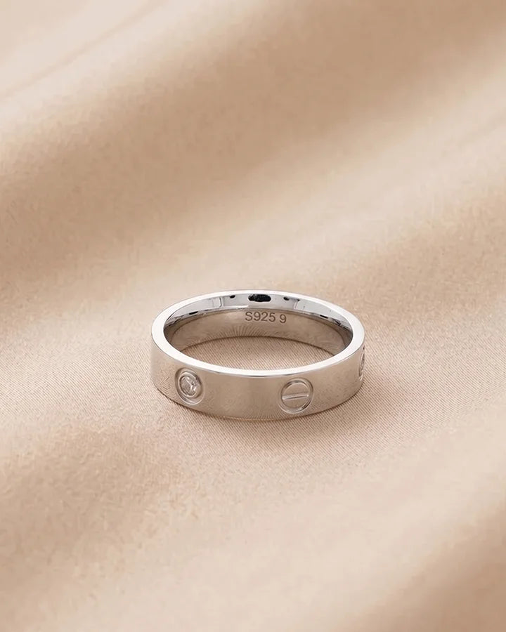 Eclipse Spark Ring in 92.5 Silver