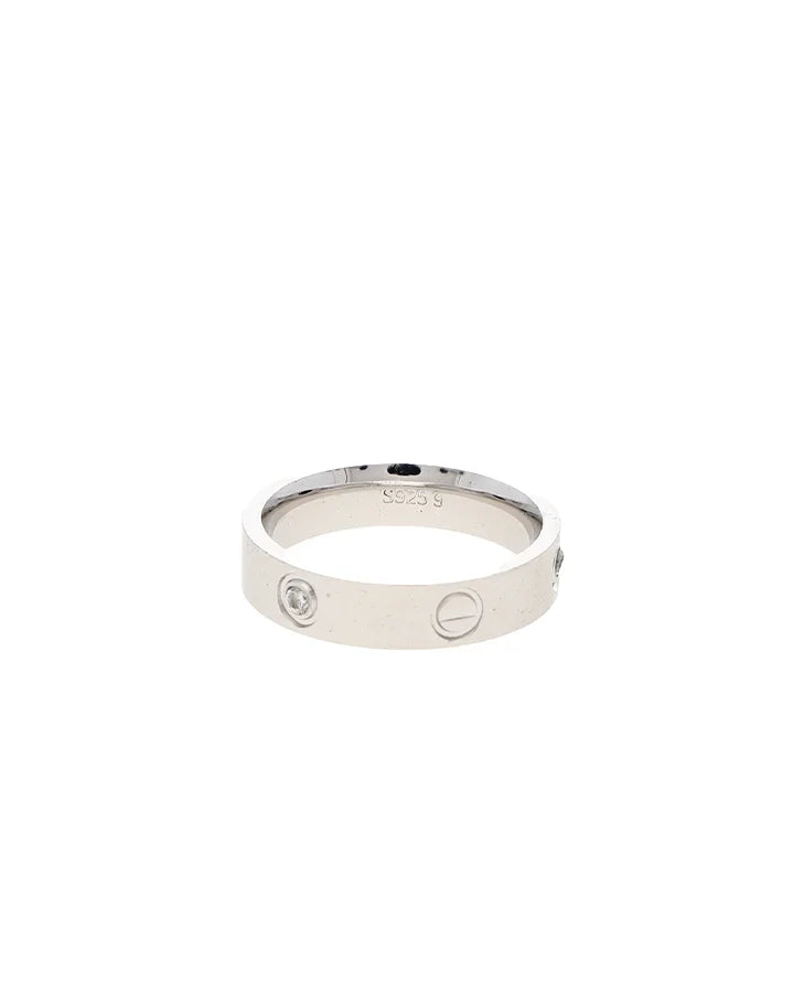 Eclipse Spark Ring in 92.5 Silver