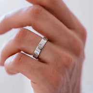 Imperial Spark Ring in 92.5 Silver