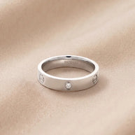 Crown Spark Ring in 92.5 Silver