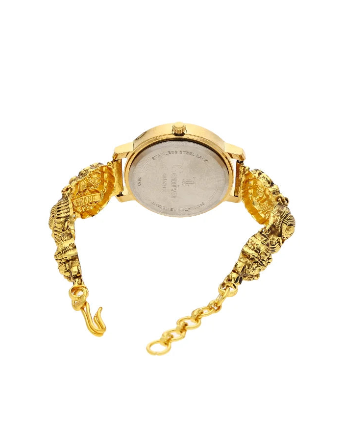 Lakshmi Emerald Watch in 92.5 Silver