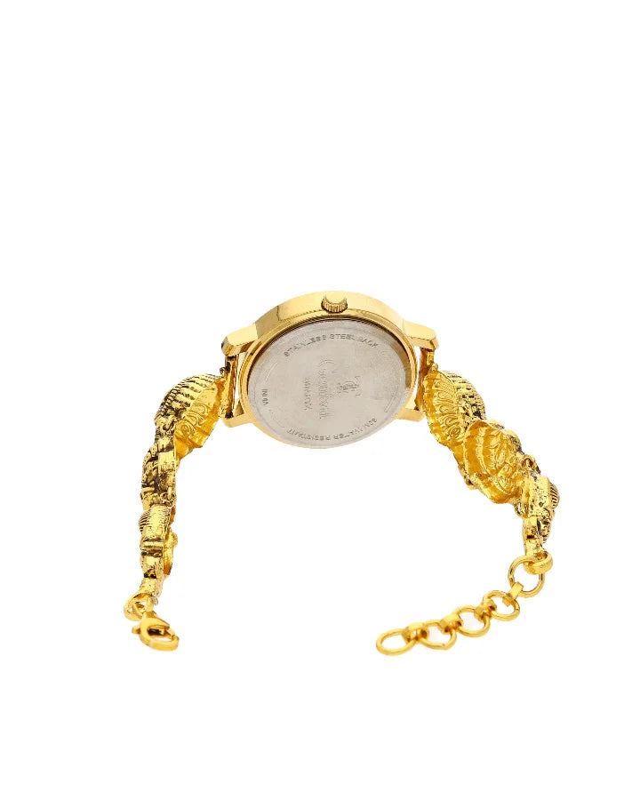 Lakshmi Golden Aura Watch in 92.5 Silver