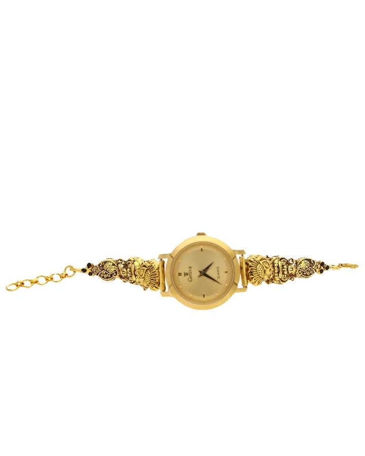 Lakshmi Golden Aura Watch in 92.5 Silver