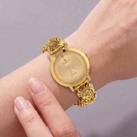 Lakshmi Golden Aura Watch in 92.5 Silver