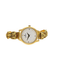 Lakshmi Sapphire Peacock Watch in 92.5 Silver