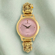 Lakshmi Blush Elegance Watch in 92.5 Silver
