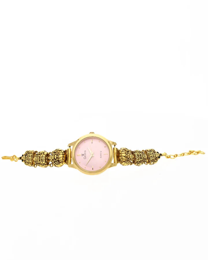 Lakshmi Blush Elegance Watch in 92.5 Silver