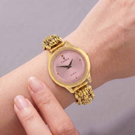 Lakshmi Blush Elegance Watch in 92.5 Silver